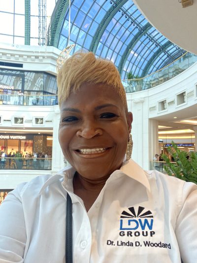 Dr. Linda D Woodard at Mall of the Emirates